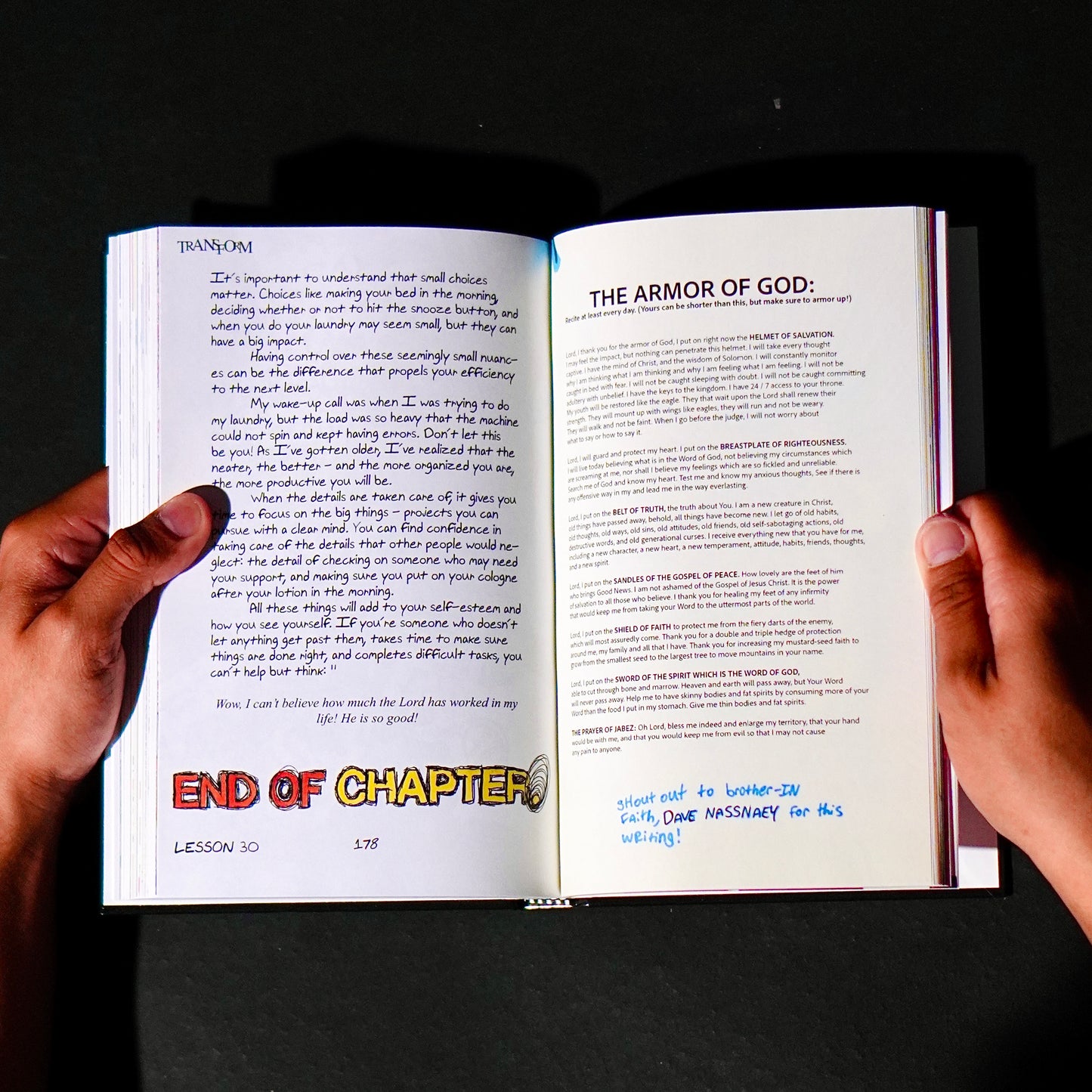 TRANSFORM: AUTHOR SIGNED COPY