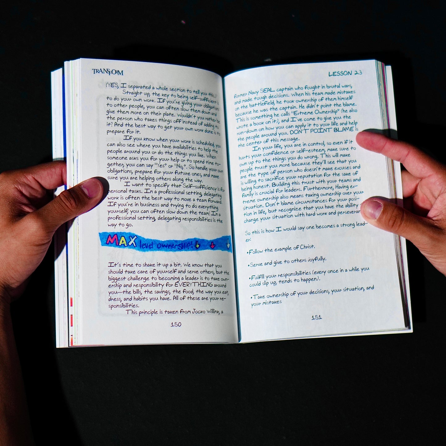 TRANSFORM: AUTHOR SIGNED COPY