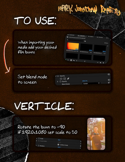 FILM BURN TRANSITIONS PACK